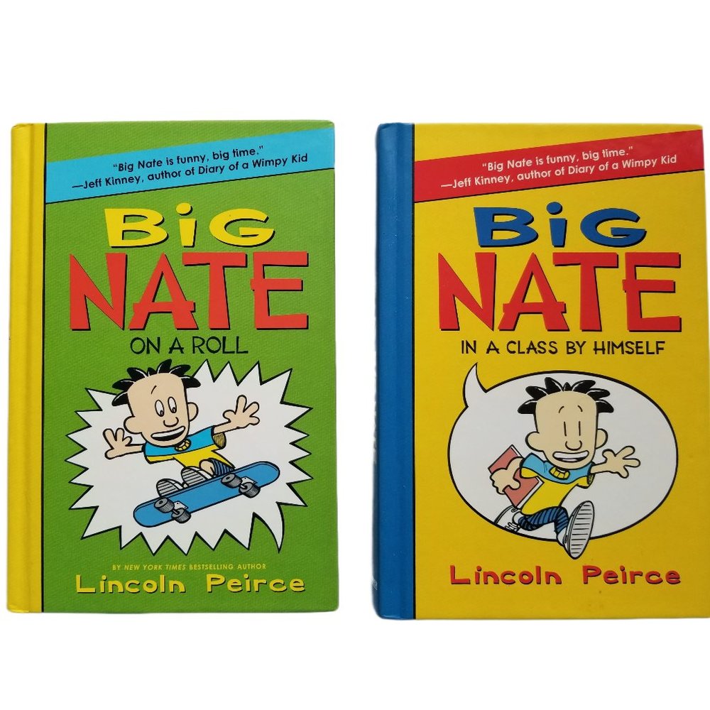 2 Big Nate Books by Lincoln Peirce - Hardcover